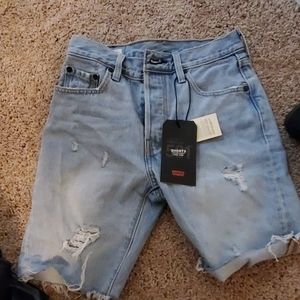 501 high rise shorts